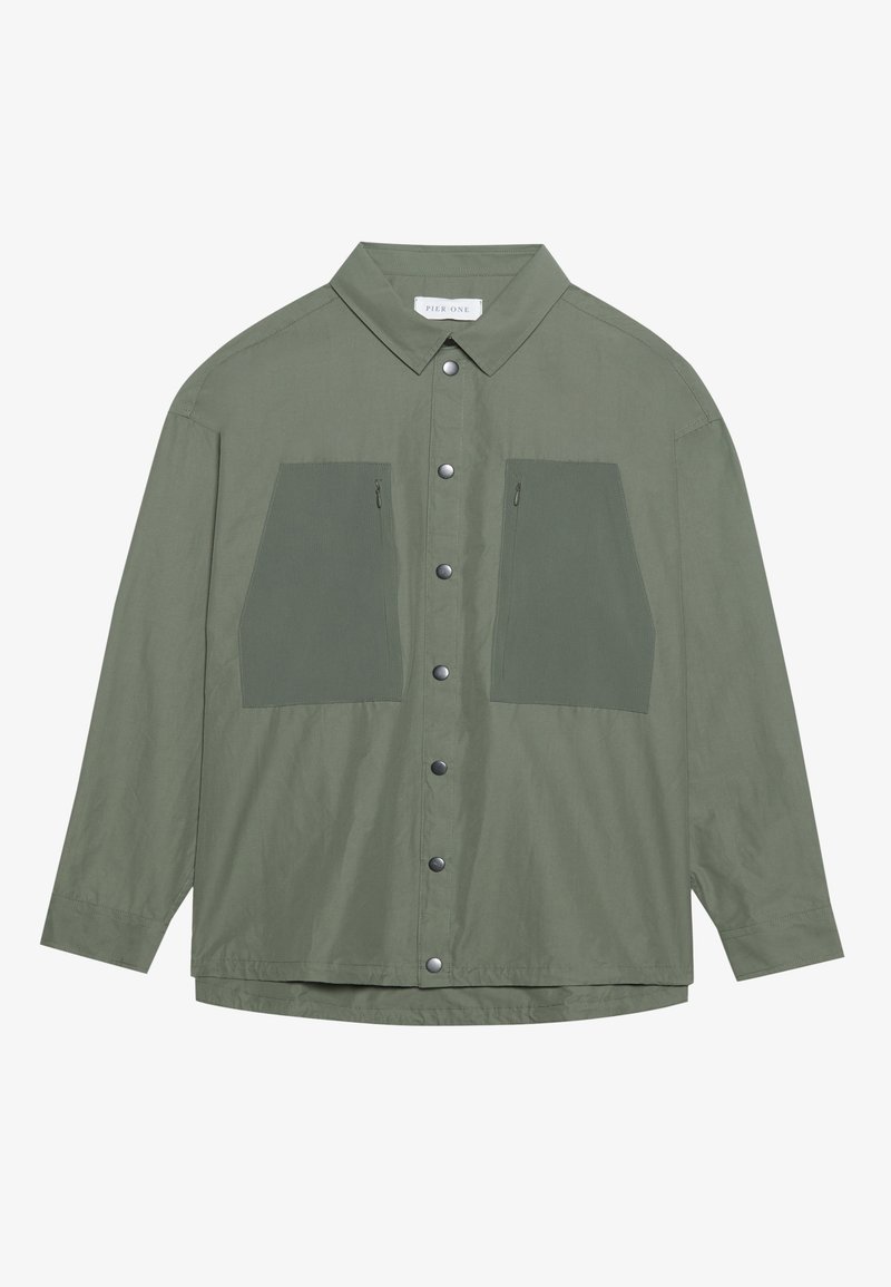 Pier One Overhemd kaki Pier One Overhemd kaki
