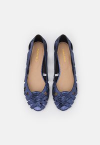 Anna Field LEATHER - Sabrinas peep toe - dark blue