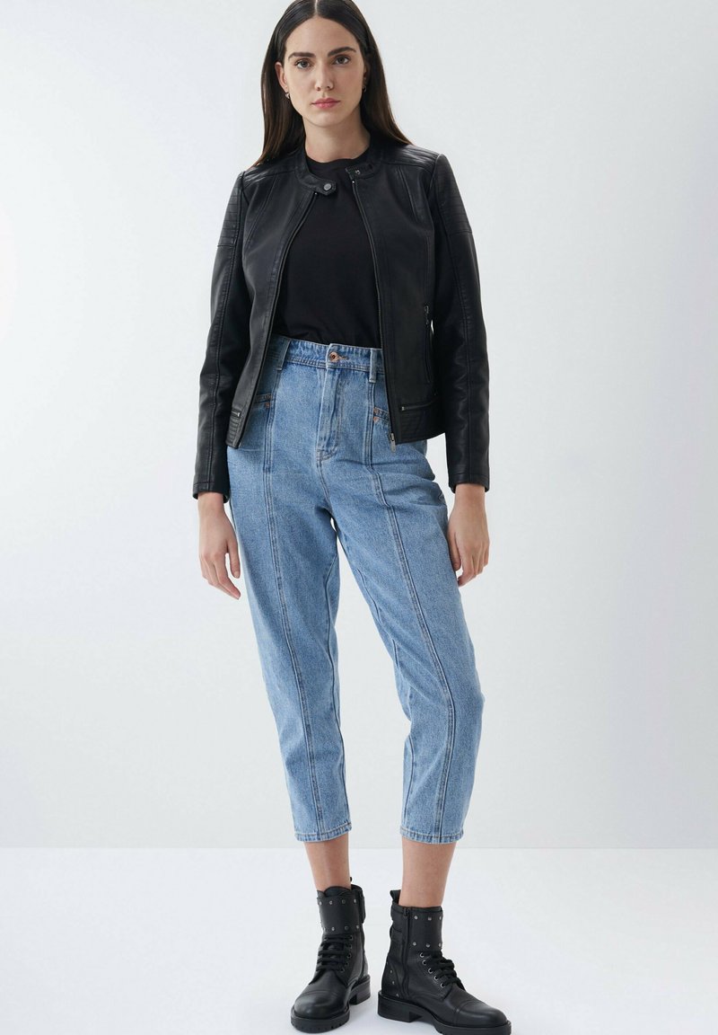 Damen Leichte Jacken | Salsa MANHATTAN Lederjacke Black/schwarz - JS37227 Damen Leichte Jacken | Salsa MANHATTAN Lederjacke Black/schwarz - JS37227