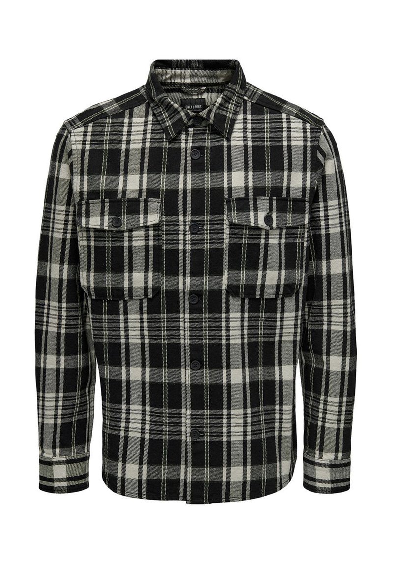 Only & Sons Overhemd zwart