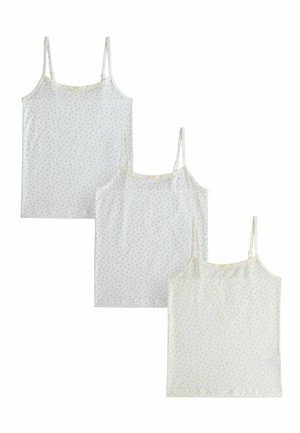 Next REGULAR FIT - STRAPPY PRINTED CAMI VESTS 3 PACK  . - Undershirt - ecru floral