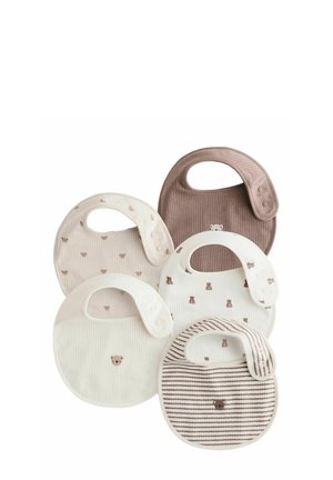 5 PACK - Bavoir - brown