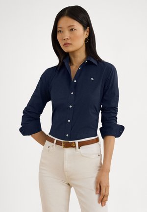 EASY CARE STRETCH COTTON SHIRT - Paitapusero - navy