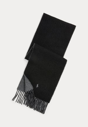 Polo Ralph Lauren, REVERSIBLE WOOL-BLEND SCARF - Sjal / Tørklæder - black/grey
