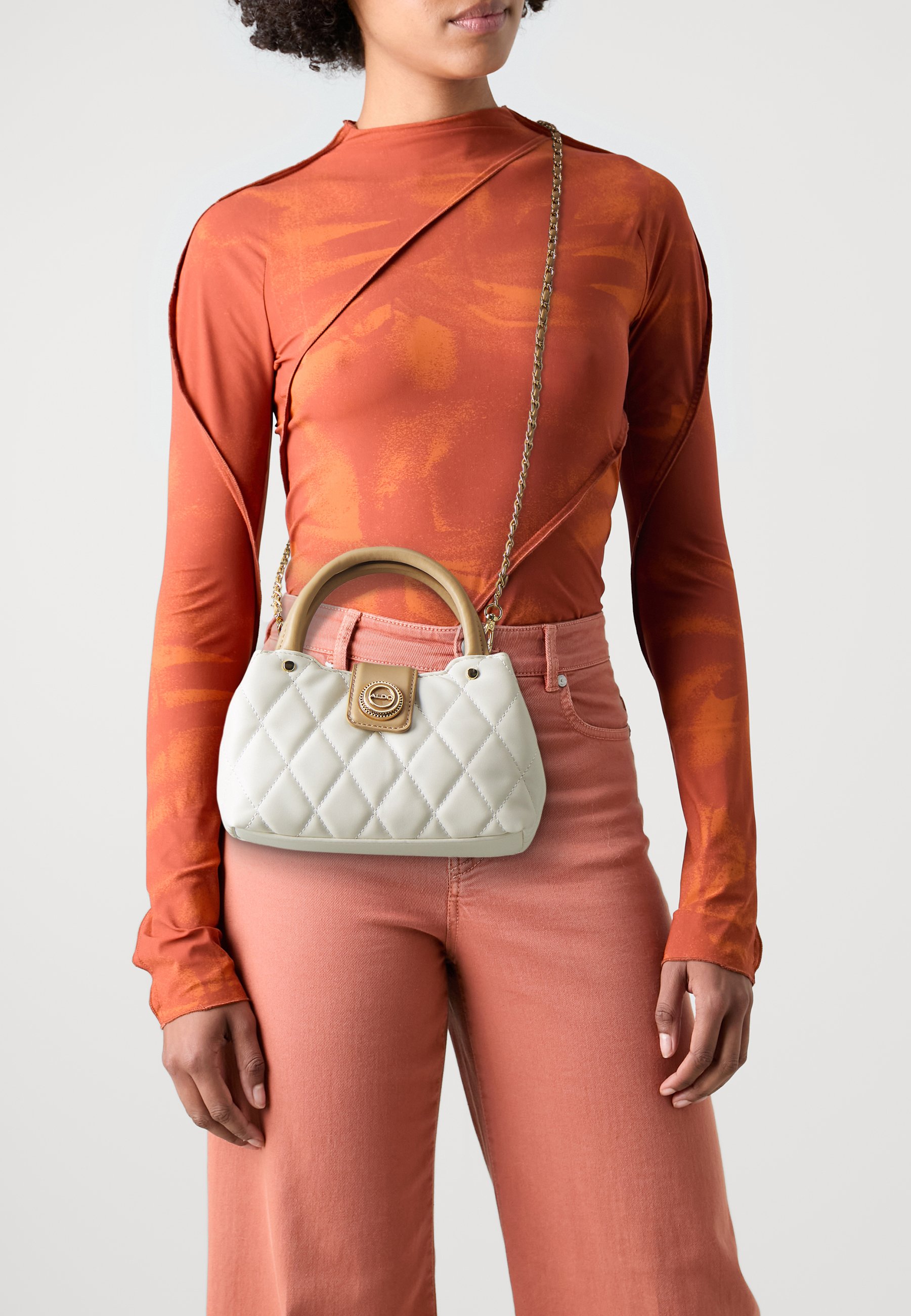 ★ALDO★ Aldo Elliotta Satchel Bag Bone ALDO ELIOTTA - Handbag - bone/off-white - Zalando.ie