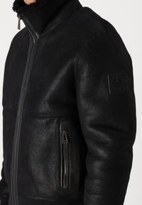 Belstaff TRACE JACKET - Kožená bunda - black