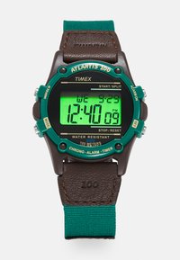 Timex ATLANTIS UNISEX - Orologio digitale - brown/green