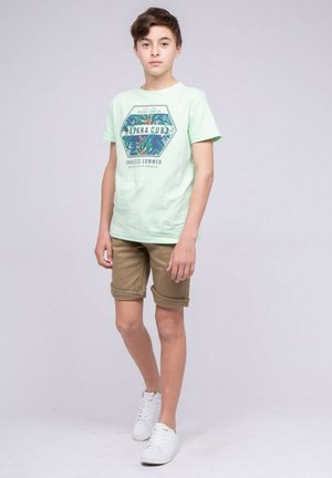 COL ROND NIBOU - T-shirt imprimé - vert