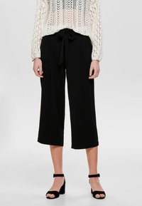 ONLY - ONLWINNER PALAZZO CULOTTE - Pantaloni scurți - black Imagine miniatură 1