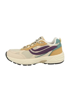 Genesis Footwear MULTI FLOWERS LOW UNISEX  - Sneakers laag - sand wheat purple petrol