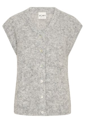 ICHI IHBELA - Vest - light grey melange
