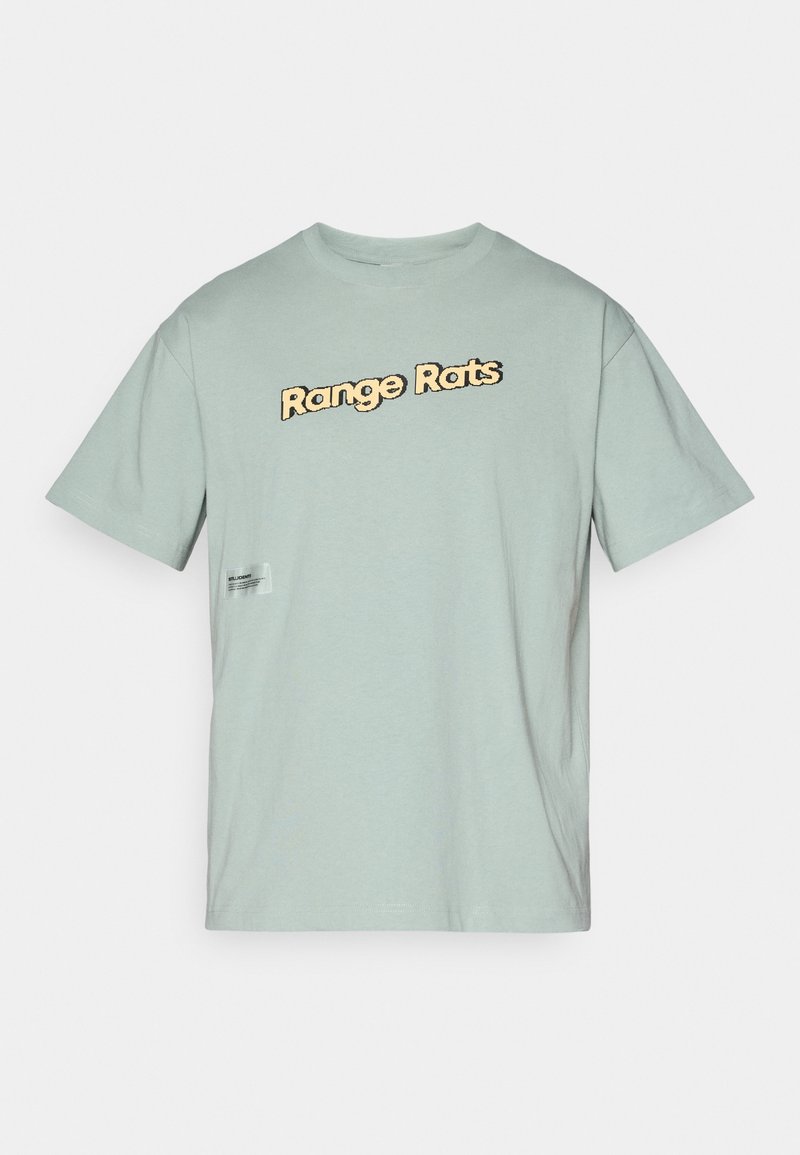 Students T-shirt print donkergroen