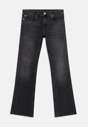 Calvin Klein Jeans, FLARED WASHED BLACK JEANS - Дънки с широк крачол - washed black