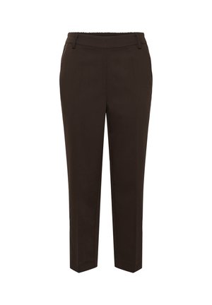 Kaffe, KAFFE KASAKURA HW CROPPED PANTS - Stoffhose - coffee bean