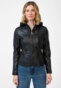 RANIA - Leren jas - schwarz