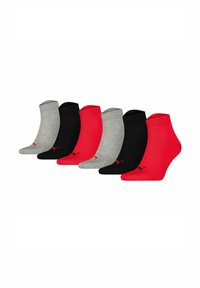 Unselected, black   red