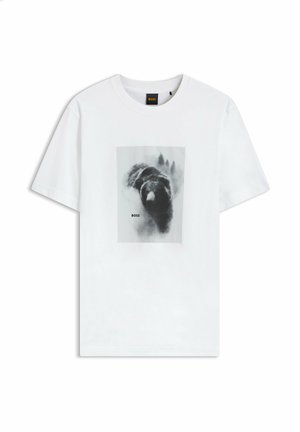 BOSS, Print T-shirt - natural one