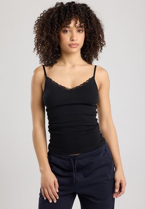 SINGLET GRACE - Unterhemd/-shirt - black