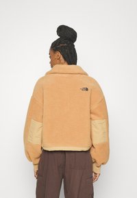 The North Face PLATTE HIGH 1/4 ZIP - Suéter de forro polar - almond butter