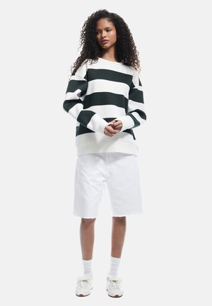 STRIPED - Sweatshirt - green