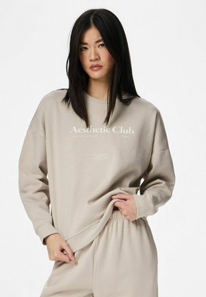 PCRISSO LOOSE - Collegepaita - silver gray