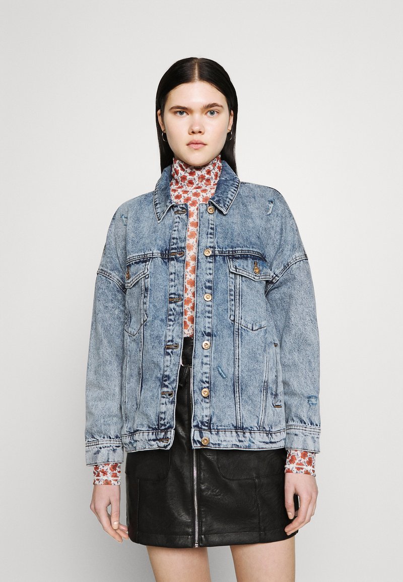 Damen Leichte Jacken | ONLY ONLSAFE LIFE OVERSZE Jeansjacke medium blue denim/blue denim - VB57645 Damen Leichte Jacken | ONLY ONLSAFE LIFE OVERSZE Jeansjacke medium blue denim/blue denim - VB57645