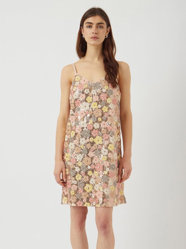 YASLALEA STRAP SEQUIN DRESS - Cocktail dress / Party dress