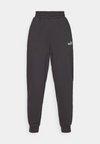 SMALL LOGO COMFORT HIGH-WAIST SWEATPANTS  - Calças de fato de treino - black