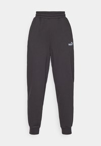 SMALL LOGO COMFORT HIGH-WAIST SWEATPANTS  - Pantaloni sportivi - black