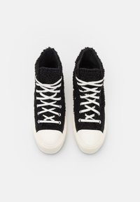 Converse CHUCK TAYLOR ALL STAR LIFT - Sapatilhas de cano alto - black/egret
