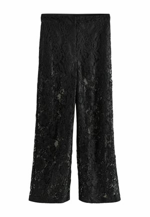 REGULAR FIT - LACE  WITH SHORT INSERT  - Pantaloni - black
