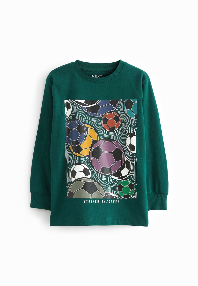 Next GRAPHIC - Langarmshirt - green football