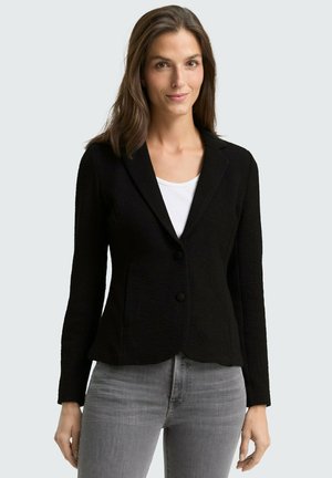 GLITZER-EFFEKT - Vest - deep black