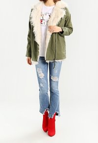 Topshop Mezisezónní bunda  - khaki