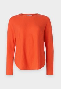 CURVED SWEATER - Pulover - blood orange