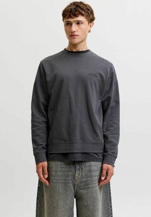 Jack & Jones, JJEARCHIVE GRAPHIC SWEAT CREW NECK NOOS - Felpa - asphalt