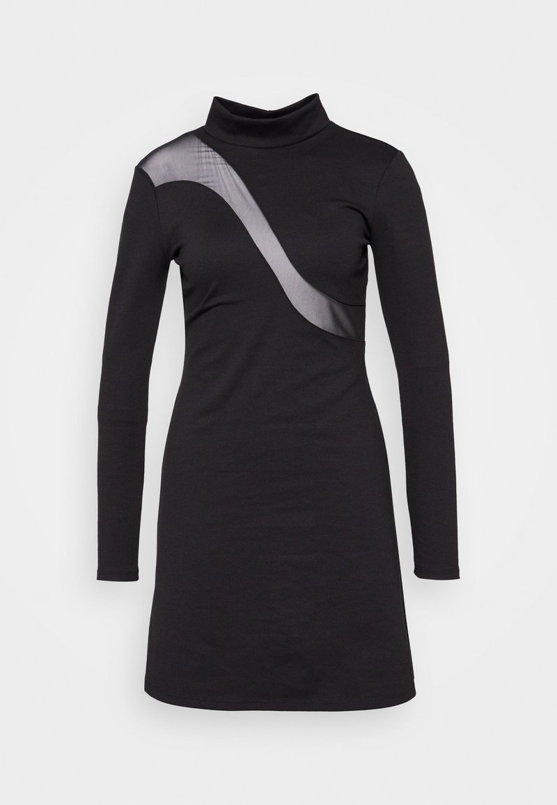 Neon & Nylon Jurk zwart