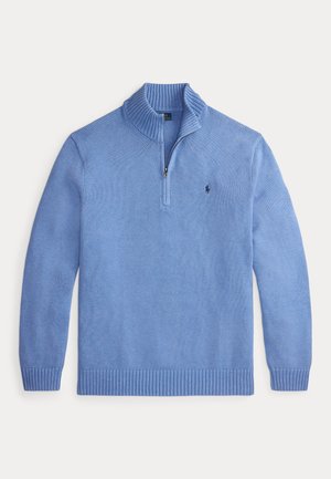 COTTON QUARTER-ZIP SWEATER - Πουλόβερ - soft royal heather