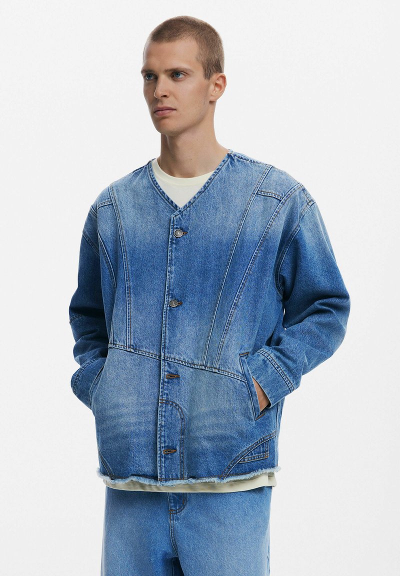 Desigual Jachetă din denim - blue