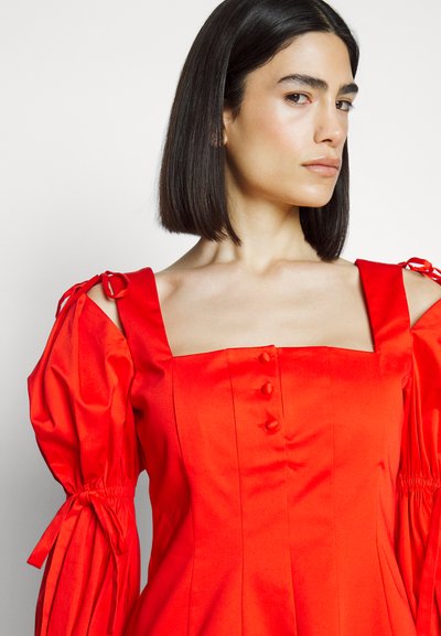 Sara Battaglia PUFFY SLEEVES DRESS - Cocktail φόρεμα / Φόρεμα για πάρτι - aperol