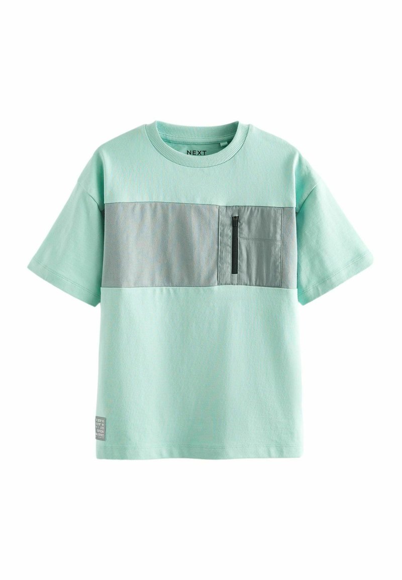 Next SHORT SLEEVE UTILITY REGULAR FIT - T-shirts print - mineral blue