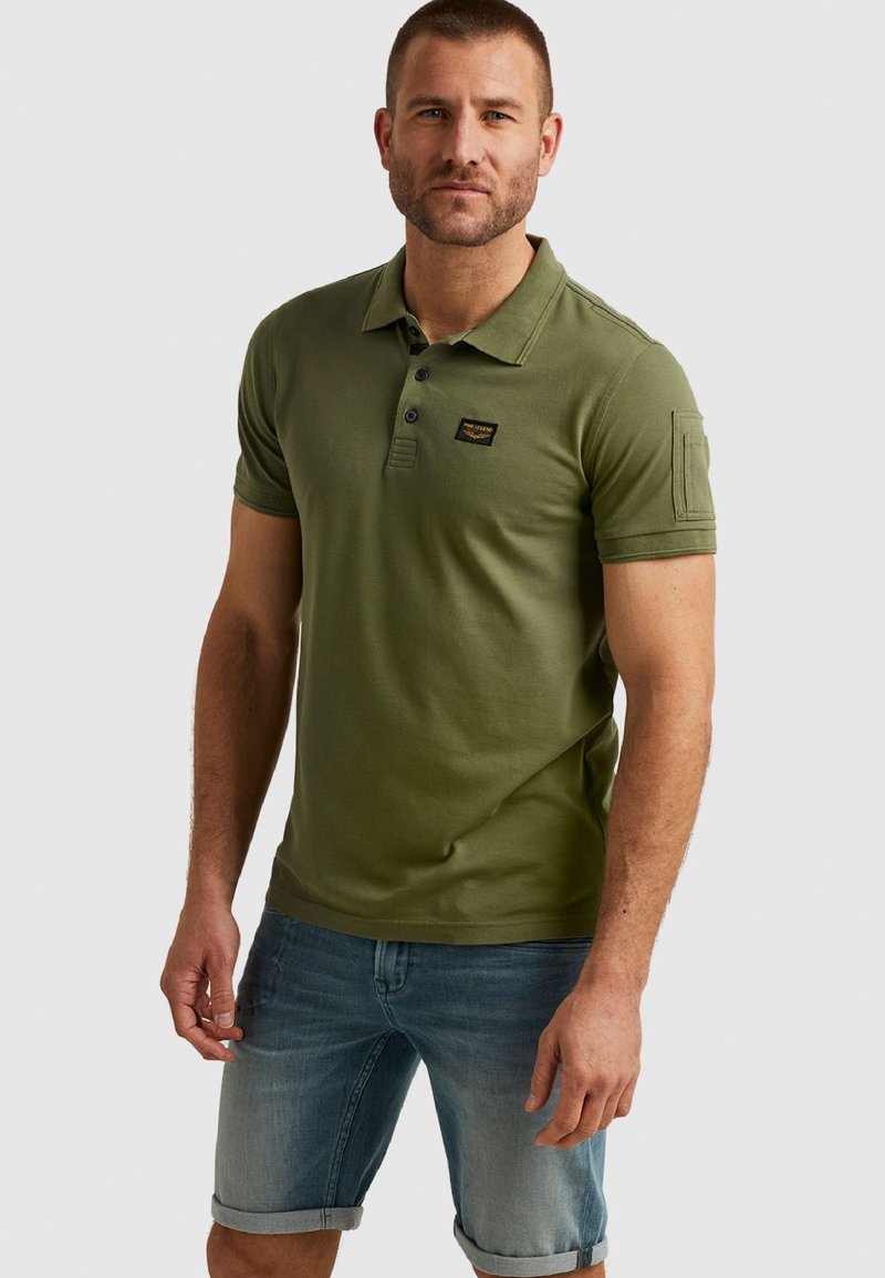 PME Legend Short Sleeve Polo Trackway Dusty Rose - im Sale