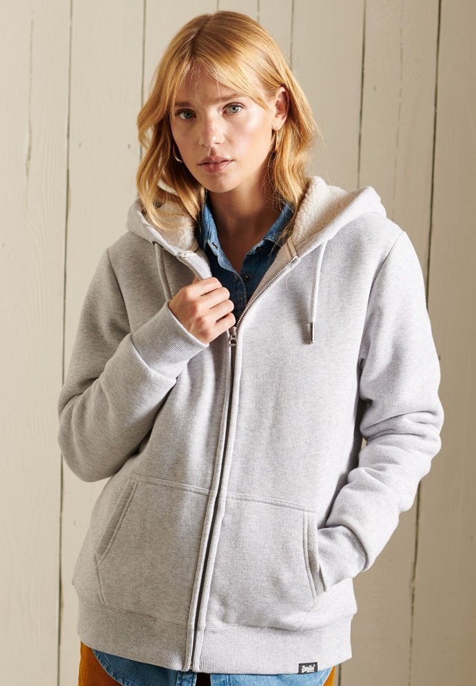 borg lined sweatshirt