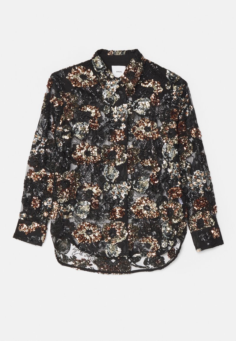 AKNVAS Overhemdblouse zwart AKNVAS Overhemdblouse zwart