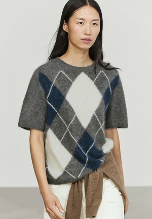Massimo Dutti, Print T-shirt - grey