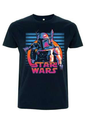 Star Wars STAR WARS CLASSIC NEON FETT - T-shirt z nadrukiem