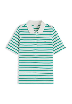 Tommy Hilfiger, Πόλο - breton ecru/courtside green