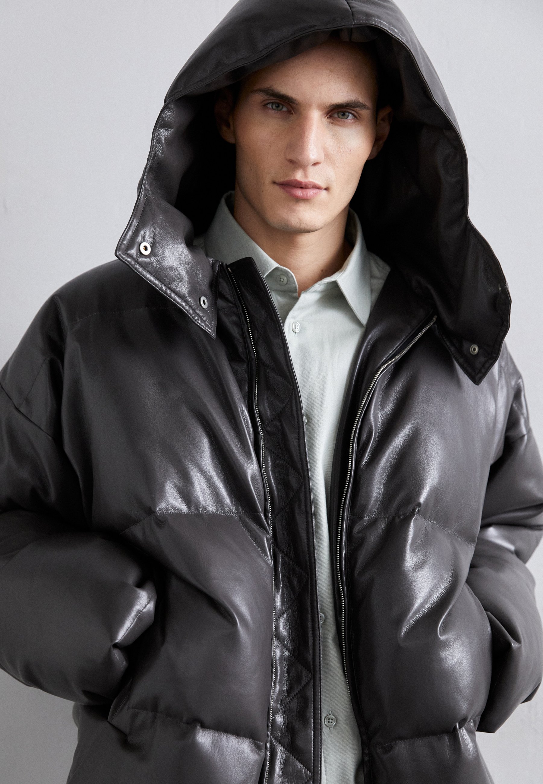 Nanushka VILI - Down jacket - midnight green/green - Zalando.co.uk