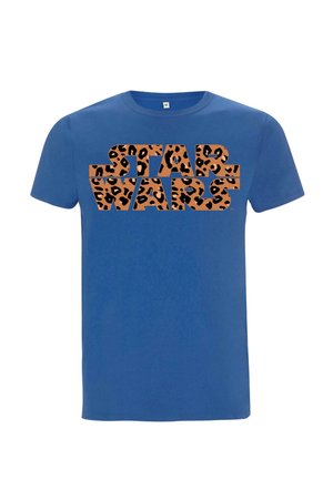 Henry Tiger, STAR WARS LOGO CHEETAH FILL - Camiseta estampada - bright blue