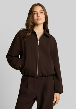 TOM TAILOR, TOM TAILOR BLAZER LOOSE FIT BLOUSON JACKE - Veste légère - java dark brown